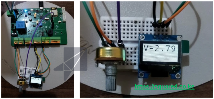 ADC Monitoring on an I2C Display